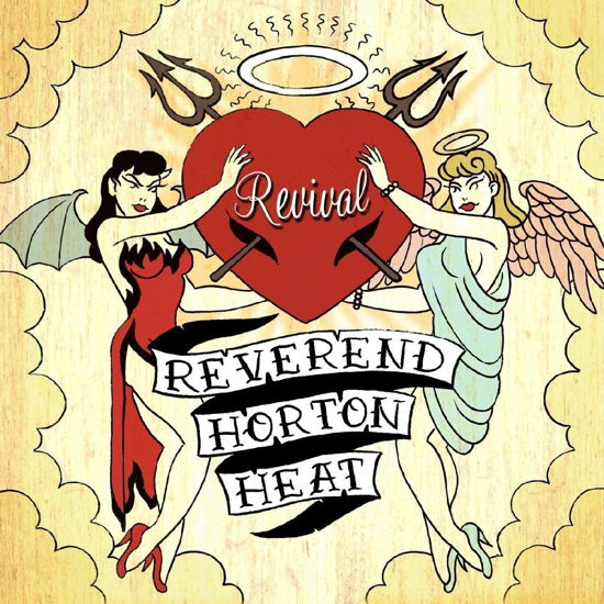 Cover for Reverend Horton Heat · Revival (Green Vinyl) (LP) [Indies Green edition] (2022)