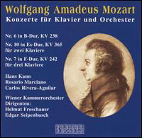 Cover for Mozart / Kann / Marciano · Concert for Klavier &amp; Orchestra (CD) (2006)
