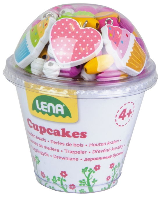 Cover for Lena: Set Perle In Legno Cupcake Rosa (Toys)