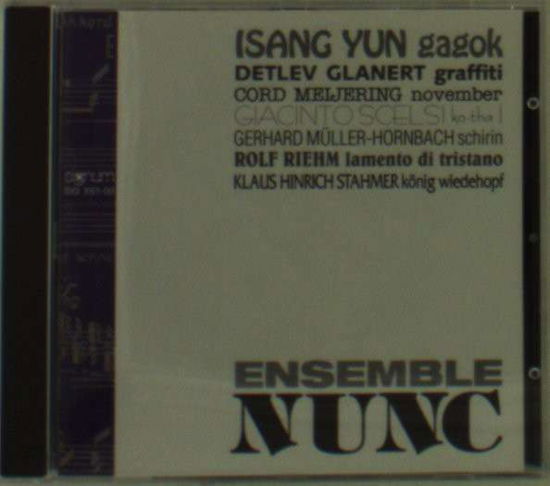 Cover for Ensemble Nunc (CD) (1995)