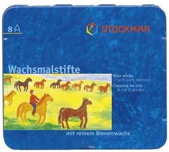 Cover for Bijenwasstiftjes · 8 STOCKMAR  Wachsmalstifte farbsortiert (Toys) (2020)