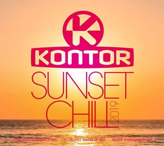 Cover for Kontor Sunset Chill 2019 (CD) (2019)