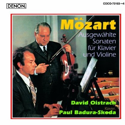 Cover for David Oistrakh · Mozart: Ausgewahlte Sonaten Fur Klav (CD) (2010)