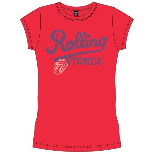 The Rolling Stones Ladies T-Shirt: Team Logo - The Rolling Stones - Marchandise - Bravado - 5055295342002 - 