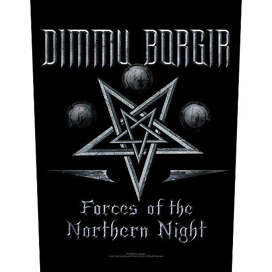 Dimmu Borgir Back Patch: Forces of the Northern Night - Dimmu Borgir - Merchandise - PHD - 5055339794002 - 19. august 2019