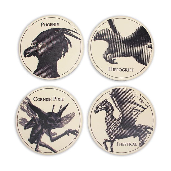 Magical Creatures (Coaster Set Of 4 Ceramic / Set 4 Sottobicchieri) - Harry Potter: Half Moon Bay - Merchandise -  - 5055453487002 - 