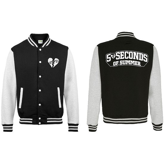 5 Seconds Of Summer: Collegiate Logo (giacca College Unisex Tg. 2XL) - 5 Seconds of Summer - Andet - Bravado - 5055979941002 - 