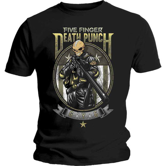 Five Finger Death Punch Unisex T-Shirt: Sniper - Five Finger Death Punch - Merchandise - MERCHANDISE - 5056170639002 - 13. januar 2020