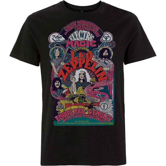 Cover for Led Zeppelin · Led Zeppelin Unisex T-Shirt: Full Colour Electric Magic (T-shirt) [size M] [Black - Unisex edition] (2019)