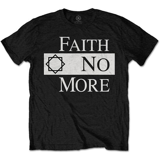 Faith No More Unisex T-Shirt: Classic Logo V.2. - Faith No More - Merchandise -  - 5056368601002 - 