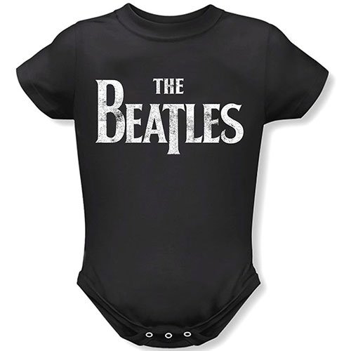 Cover for The Beatles · The Beatles Kids Baby Grow: Drop T Logo (12-18 Months) (Klær) [size 1-2yrs] [Black - Kids edition]