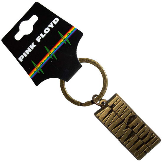 Pink Floyd Keychain: Animals Gold Text Logo - Pink Floyd - Merchandise -  - 5056737252002 - 