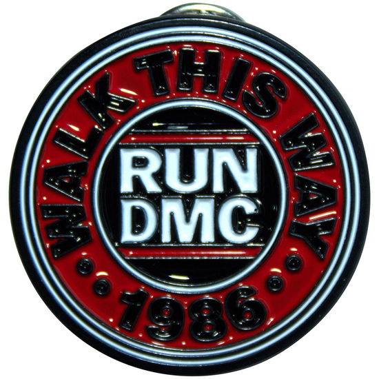 Cover for Run DMC · Run DMC Pin Badge: Walk This Way (Badge) (2024)