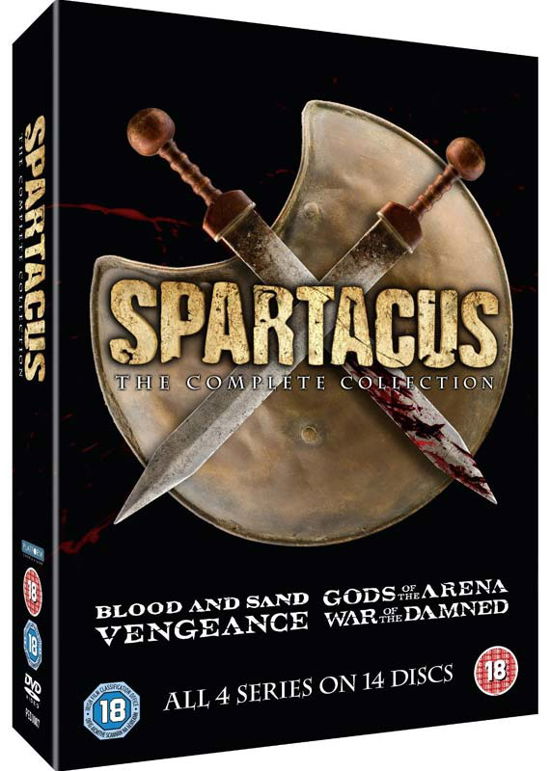 Spartacus Series 1 to 4 Complete Collection - Spartacus Complete Slim - Elokuva - Platform Entertainment - 5060020700002 - maanantai 5. lokakuuta 2015