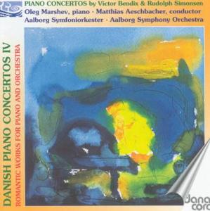 Cover for Bendix / Marshev / Aalborg Sym Orch / Aeschbacher · Danish Piano Concertos 4 (CD) (2006)