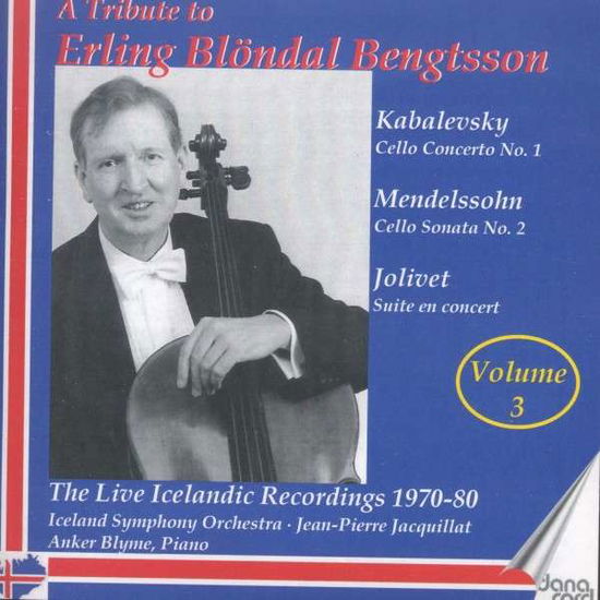 Cover for Mendelssohn / Jolivet / Kabalevsky / Bengtsson · Erling Blondal Bengtsson Vol 3 (CD) (2014)