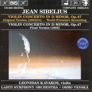 Violin Concertos - Kavakos - Musique - BIS - 7318590005002 - 31 décembre 1993