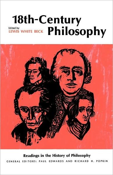 Cover for Lewis White Beck · Eighteenth-Century Philosophy (Taschenbuch) (1966)