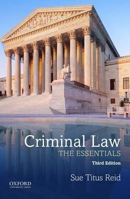 Cover for Sue Titus Reid · Criminal Law The Essentials (Book) (2016)
