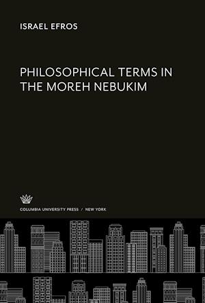 Cover for Israel Efros · Philosophical Terms in the Moreh Nebukim (N/A) (2021)