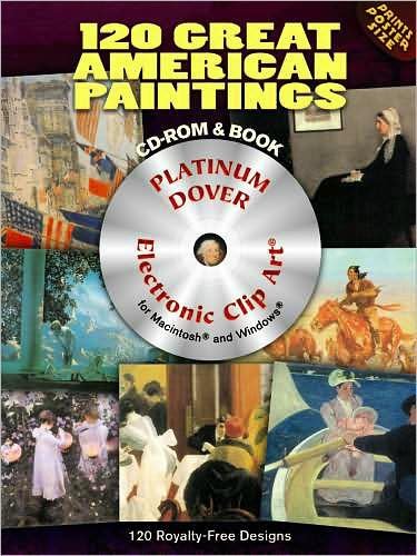 Cover for Dover · 120 Great American Paintings Platinum DVD and Book (Paperback Book) (2008)