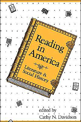 Cover for Cathy N Davidson · Reading in America: Literature and Social History (Paperback Book) (1989)