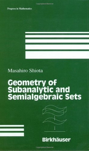 Cover for Masahiro Shiota · Geometry of Subanalytic and Semialgebraic Sets (Progress in Mathematics) (Innbunden bok) (1997)