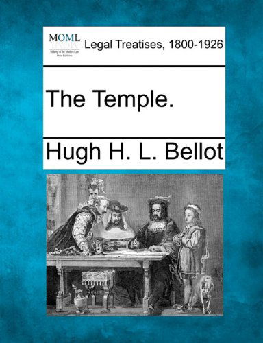 Cover for Hugh H. L. Bellot · The Temple. (Paperback Book) (2010)