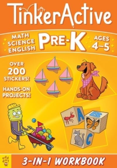 TinkerActive Pre-K 3-in-1 Workbook: Math, Science, English Language Arts - TinkerActive Workbooks - Nathalie Le Du - Books - Odd Dot - 9781250886002 - June 27, 2023