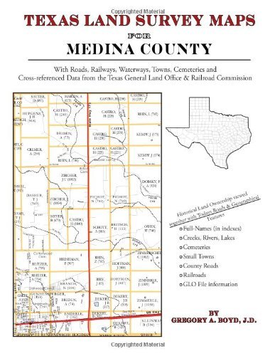 Cover for Gregory a Boyd J.d. · Texas Land Survey Maps for Medina County (Paperback Book) (2010)