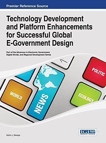 Cover for Kelvin Joseph Bwalya · Technology Development and Platform Enhancements for Successful Global E-government Design (Advances in Electronic Government, Digital Divide, and Regional Development) (Hardcover Book) (2013)