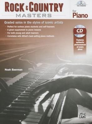 Cover for Noah Baerman · Masters for Piano Rock and Country - Masters for Piano (Paperback Book) (2015)