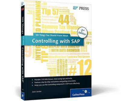 Cover for John Jordan · Controlling with SAP: 100 Things You Should Know About... (Paperback Book) [Second edition] (2015)