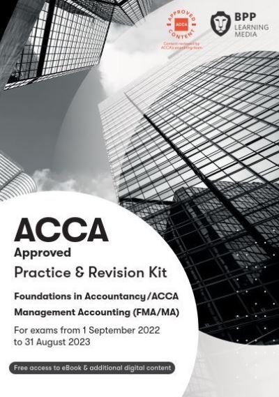 Cover for BPP Learning Media · FIA Foundations in Management Accounting FMA (ACCA F2): Practice and Revision Kit (Paperback Bog) (2022)