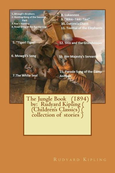 Cover for Rudyard Kipling · The Jungle Book (1894) by (Taschenbuch) (2017)