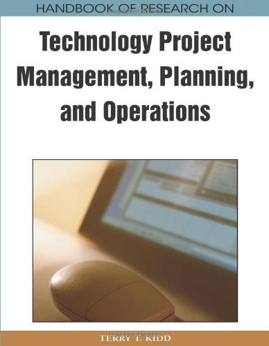 Cover for Terry T. Kidd · Handbook of Research on Technology Project Management, Planning, and Operations (Hardcover bog) (2009)
