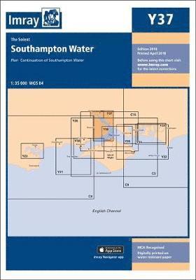 Imray Chart Y37: Southampton Water - Y Series - Imray Laurie Norie & Wilson Ltd - Książki - Imray, Laurie, Norie & Wilson Ltd - 9781786790002 - 1 maja 2018