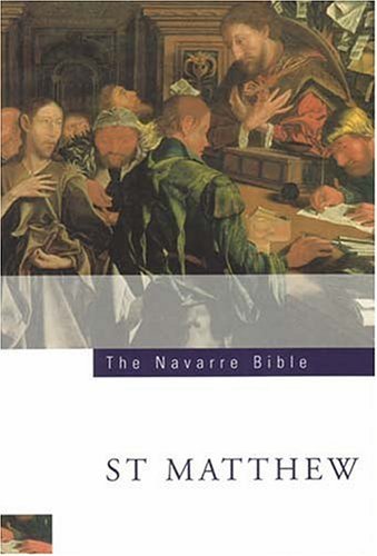Navarre Bible: St Matthew - Faculty University of Navarre - Livros - Four Courts Press Ltd - 9781851829002 - 1 de julho de 2005