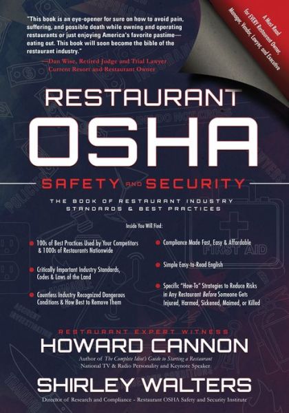 Cover for Howard Cannon · Restaurant OSHA Safety and Security (Paperback Book) (2016)