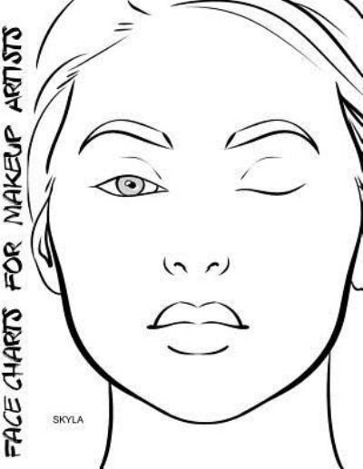 Face Charts for Makeup Artists Skyla - Blake Anderson - Books - Createspace Independent Publishing Platf - 9781983883002 - January 16, 2018