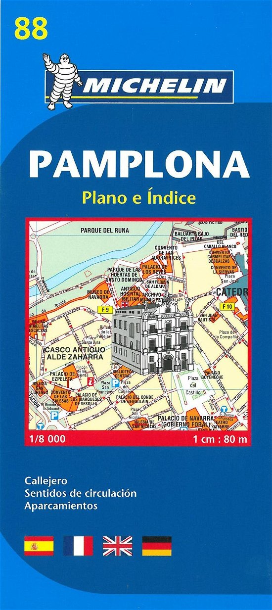 Pamplona, Michelin 88 1:8.000 - Michelin - Bücher - Michelin - 9782067128002 - 31. Dezember 2006
