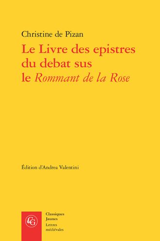 Cover for Christine De Pizan · Le Livre Des Epistres Du Debat Sus Le Rommant de la Rose (Paperback Book) (2016)