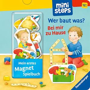 Cover for Sandra Grimm · Mein erstes Magnetbuch: Wer baut was? Bei mir zu Hause (Bog) (2024)