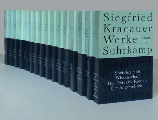 Cover for Kracauer · Werke in neun Bänden (Bog)