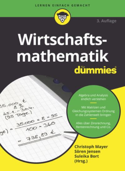 Cover for C Mayer · Wirtschaftsmathematik fur Dummies 3e (Paperback Book) (2023)