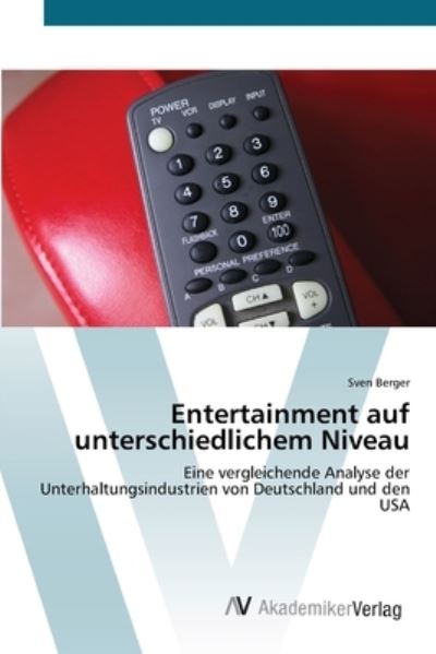 Cover for Berger · Entertainment auf unterschiedlic (Book) (2012)