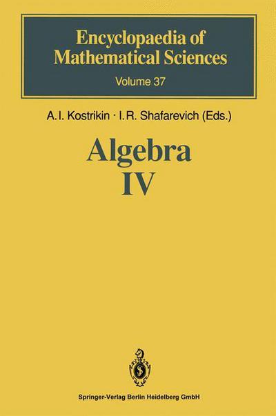 Cover for A I Kostrikin · Algebra IV: Infinite Groups. Linear Groups - Encyclopaedia of Mathematical Sciences (Paperback Book) [Softcover reprint of hardcover 1st ed. 1993 edition] (2010)