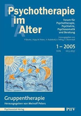 Cover for Peter Baurle · Psychotherapie Im Alter Nr. 5: Gruppentherapie, Herausgegeben Von Meinolf Peters (Paperback Book) (2005)