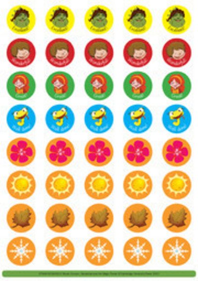 Greenman and the Magic Forest All Levels Reward Stickers - Greenman and the Magic Forest (Plakat) (2015)