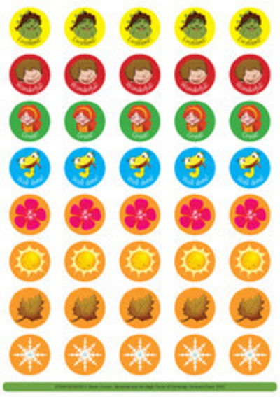 Greenman and the Magic Forest All Levels Reward Stickers - Greenman and the Magic Forest (Poster) (2015)